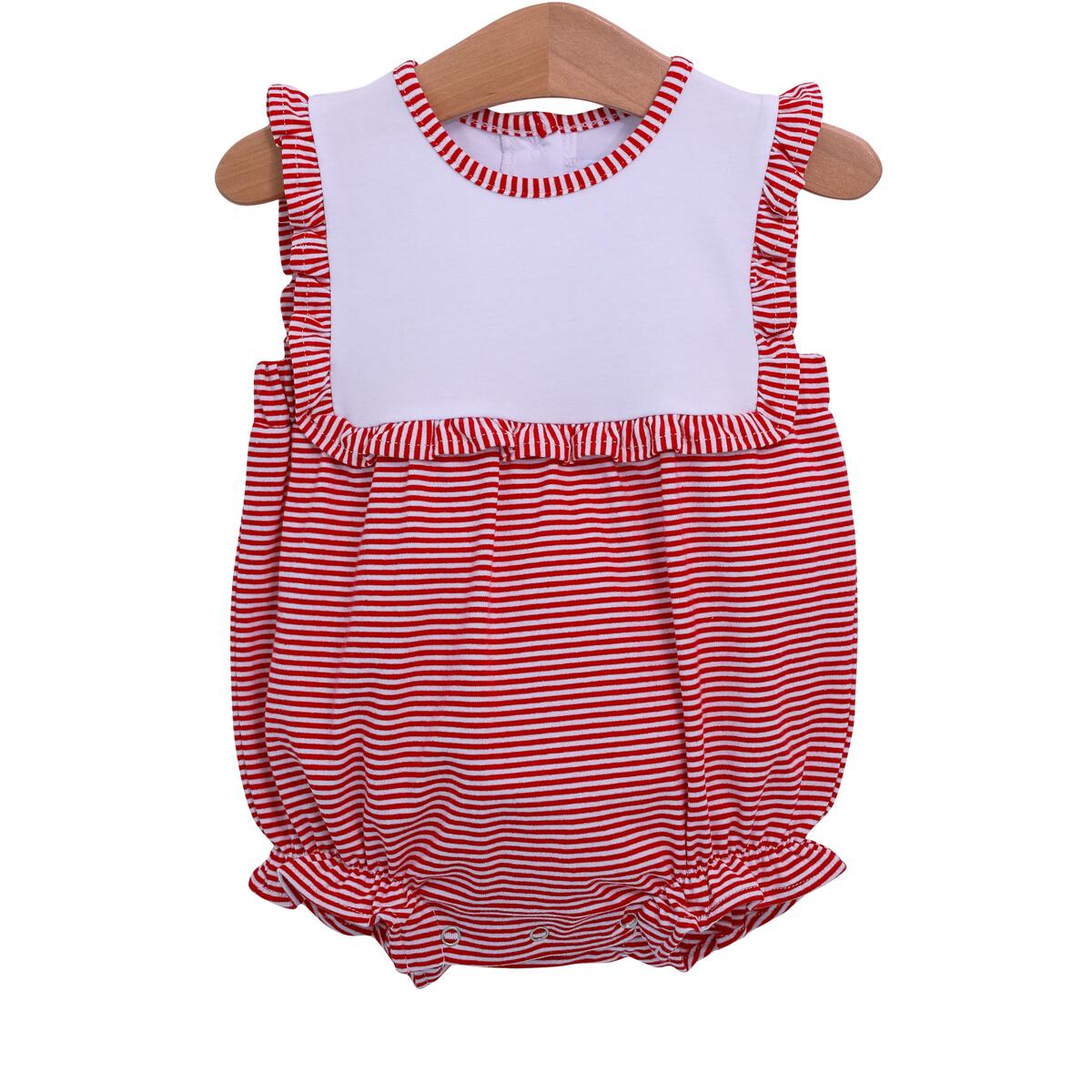 Alice Red Stripe Knit Bubble
