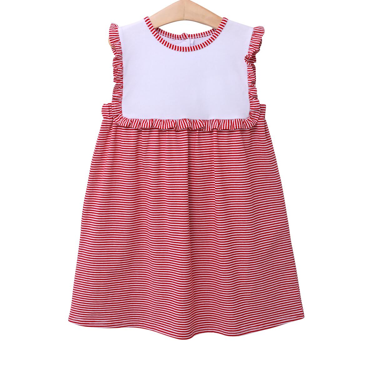 Alice Red Stripe Knit Dress