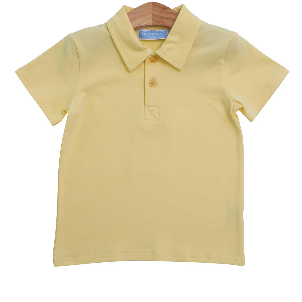 Henry Yellow Knit Polo