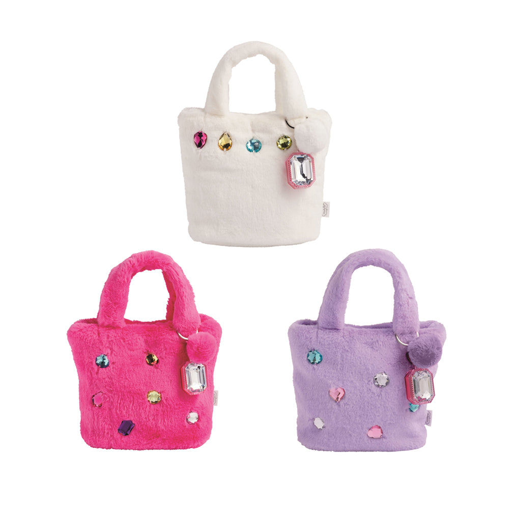 Glitzy Purse With Lip Gloss Keychain