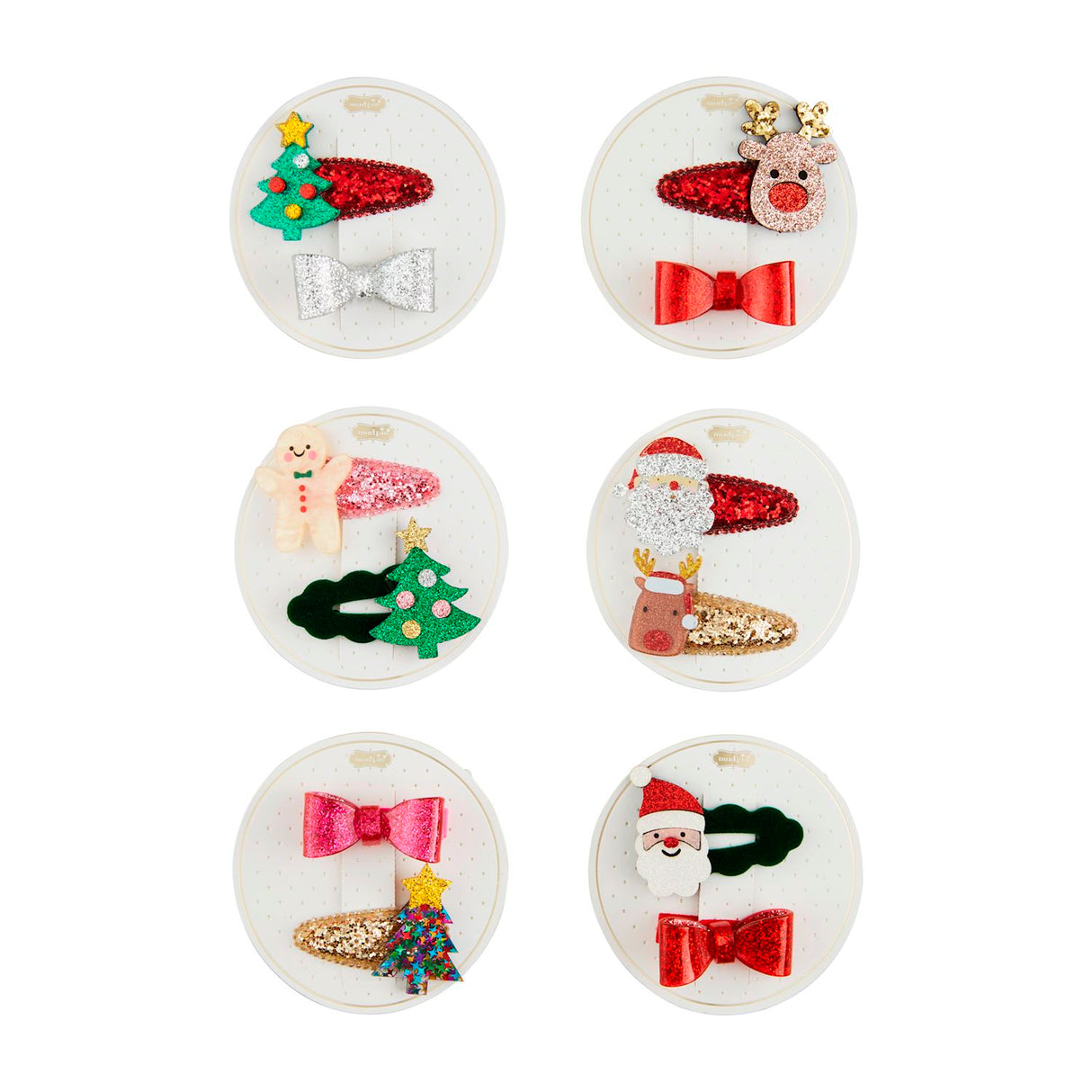 Christmas Hair Clip Set