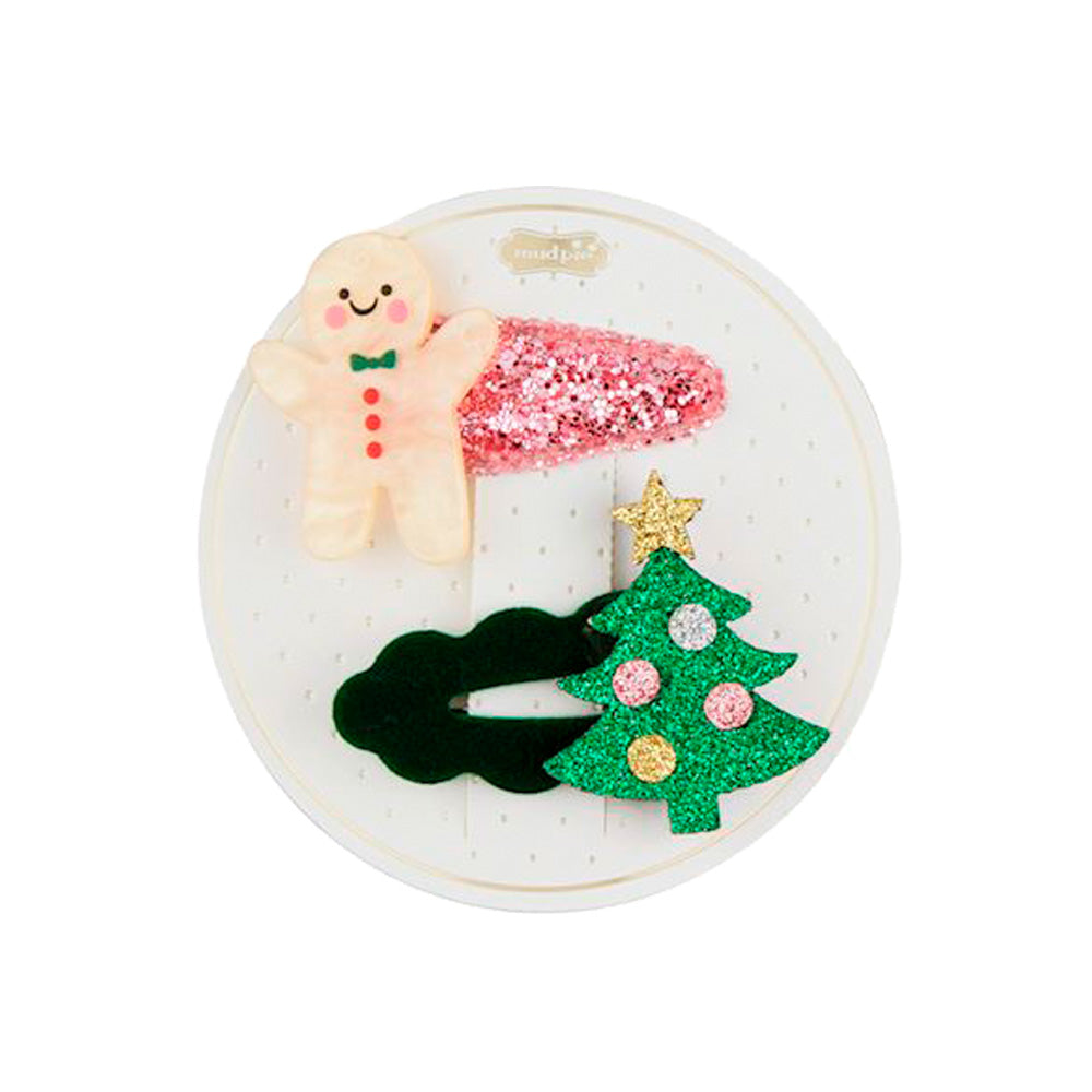 Christmas Hair Clip Set