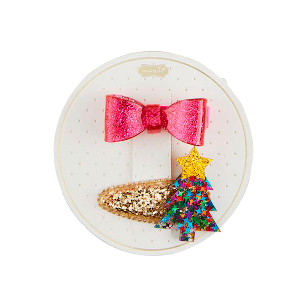 Christmas Hair Clip Set