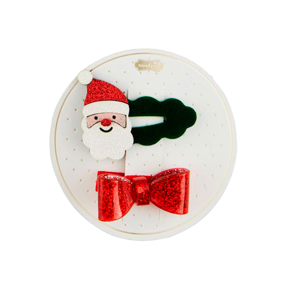 Christmas Hair Clip Set