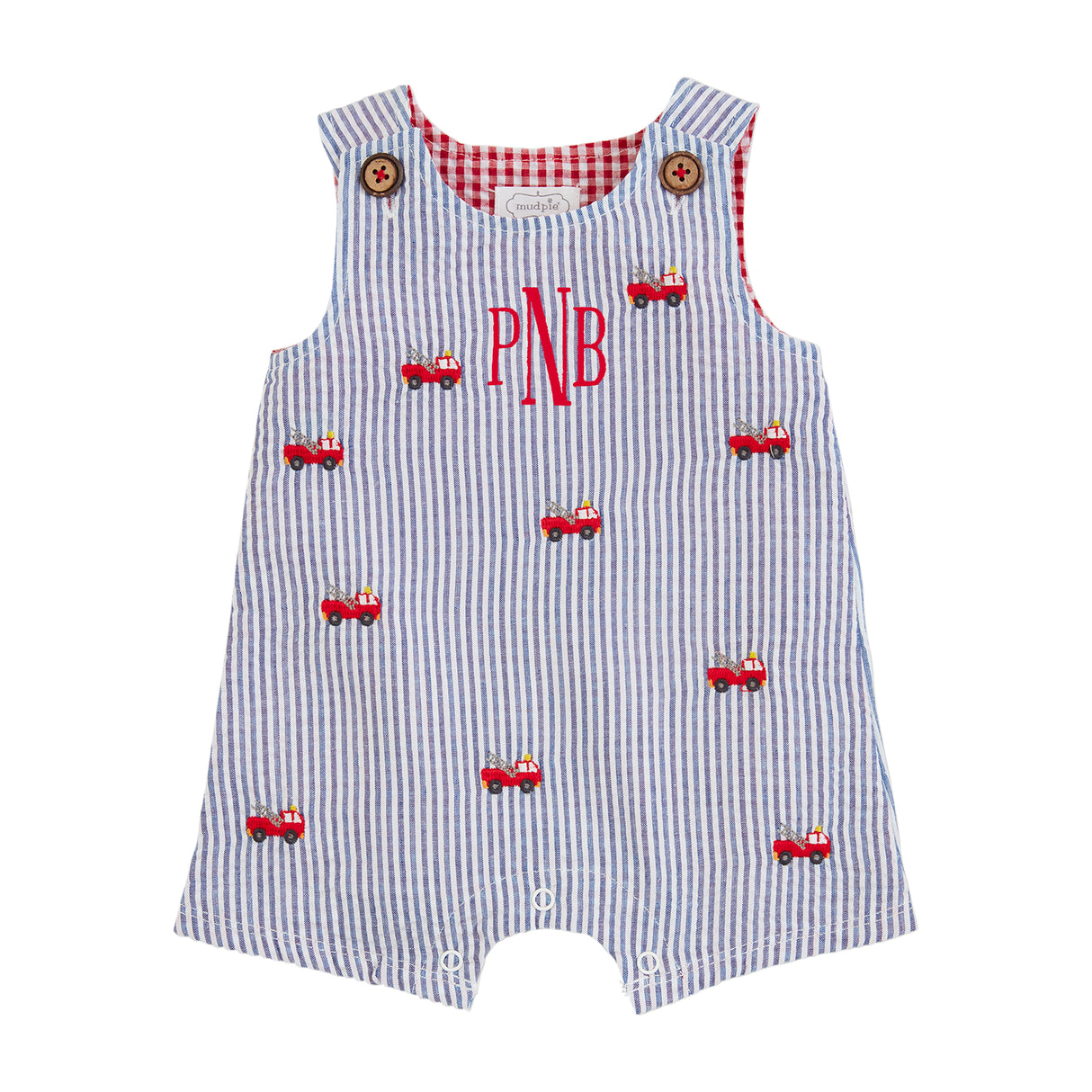 Embroidered Fire Truck Jon Jon