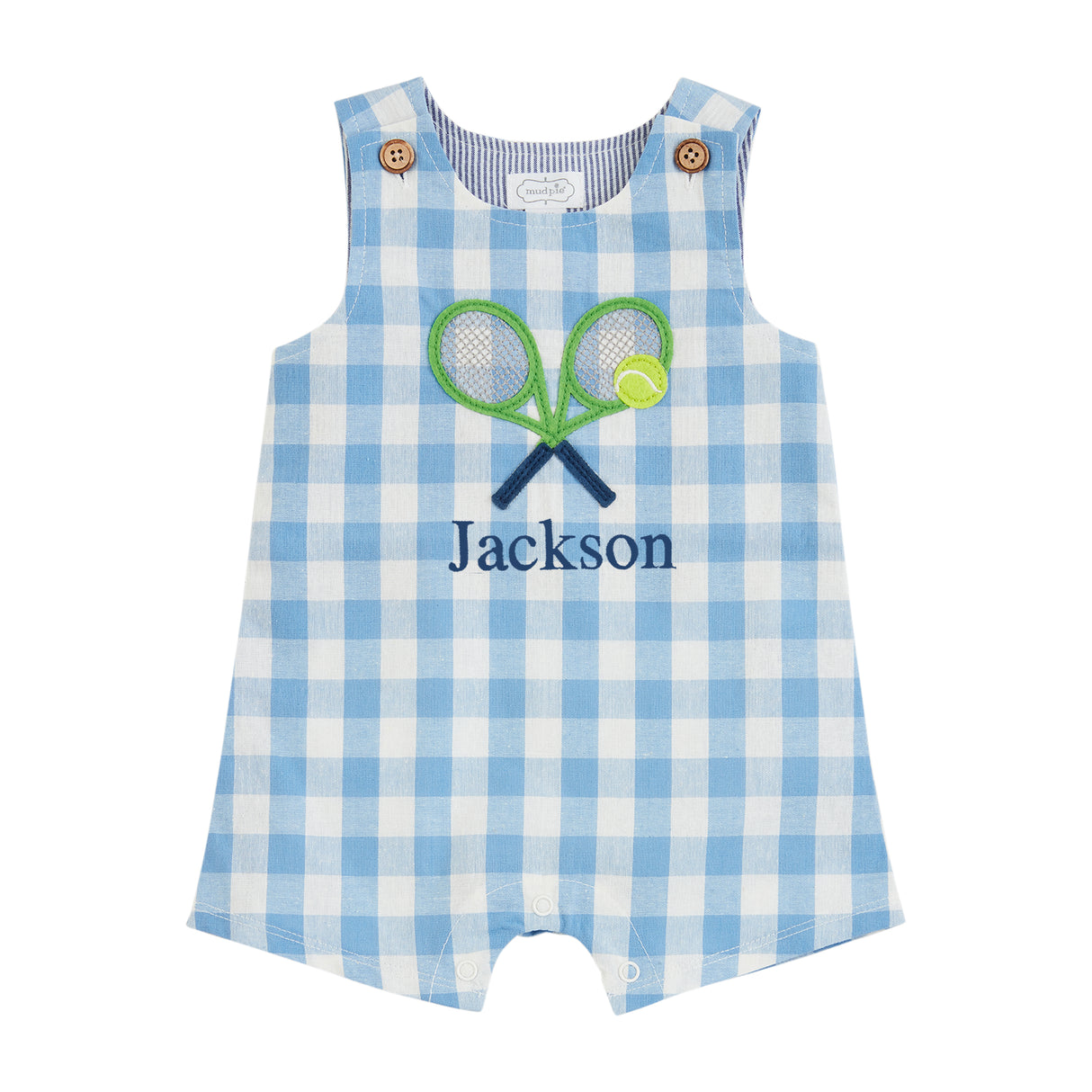 Tennis Blue Check Jon Jon