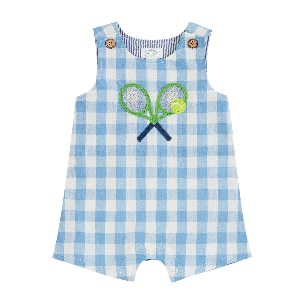 Tennis Blue Check Jon Jon