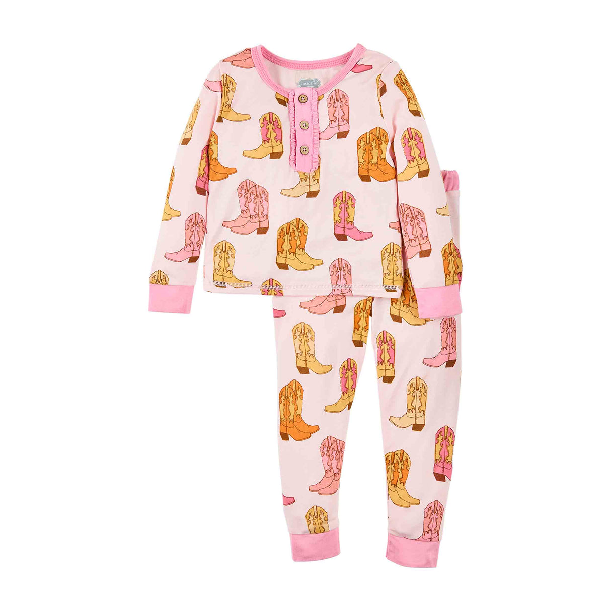 Cowgirl Boot Pajama Set