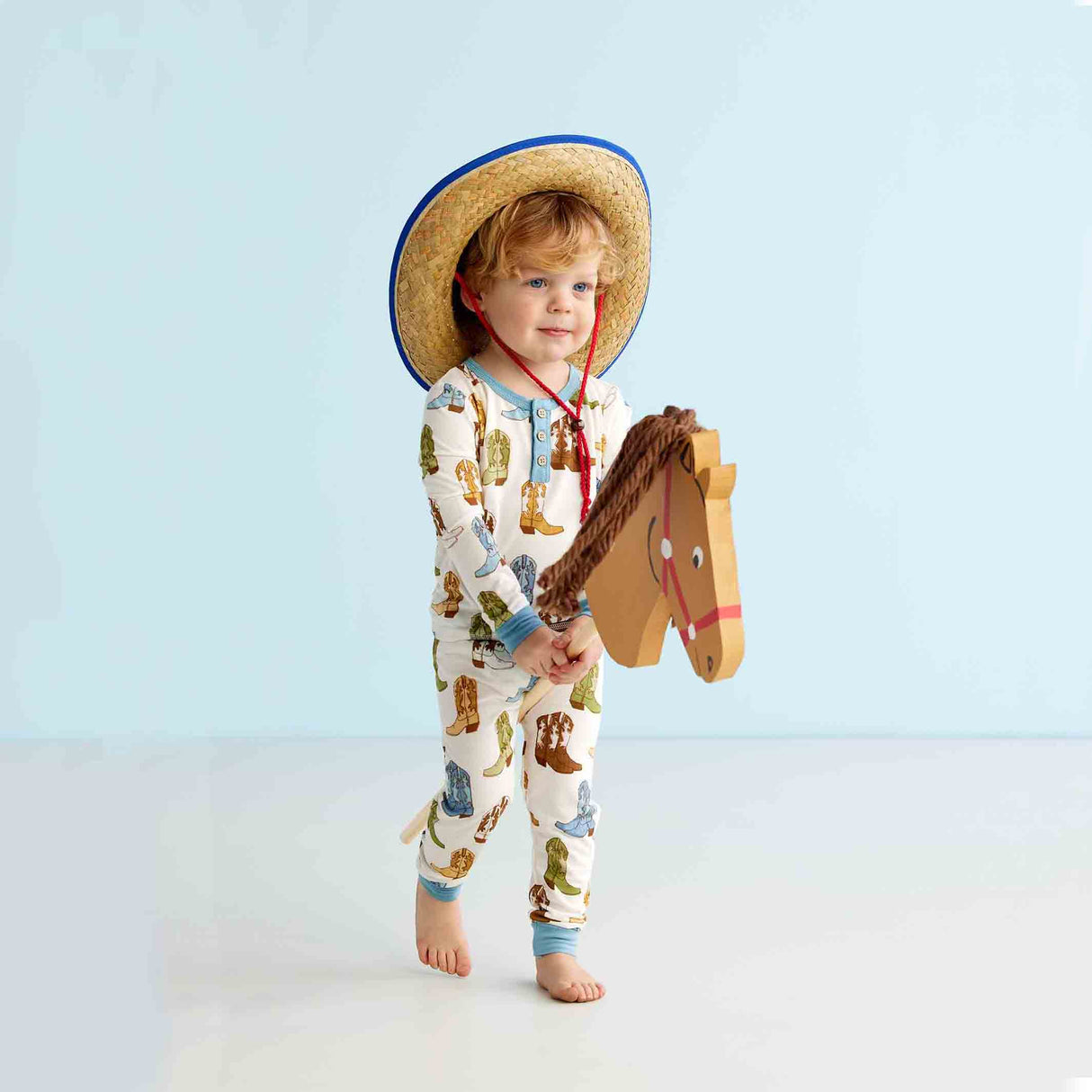 Cowboy Boot Pajama Set