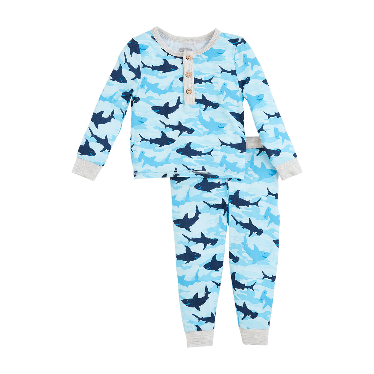 Camo Shark Glow in the Dark PJ Set