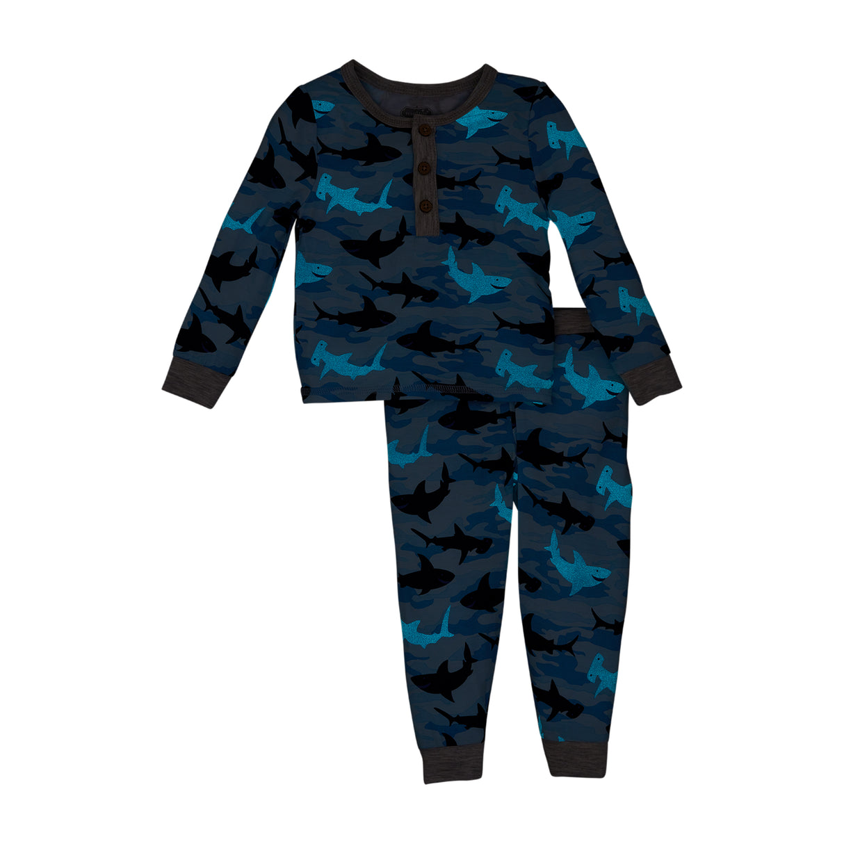 Camo Shark Glow in the Dark PJ Set