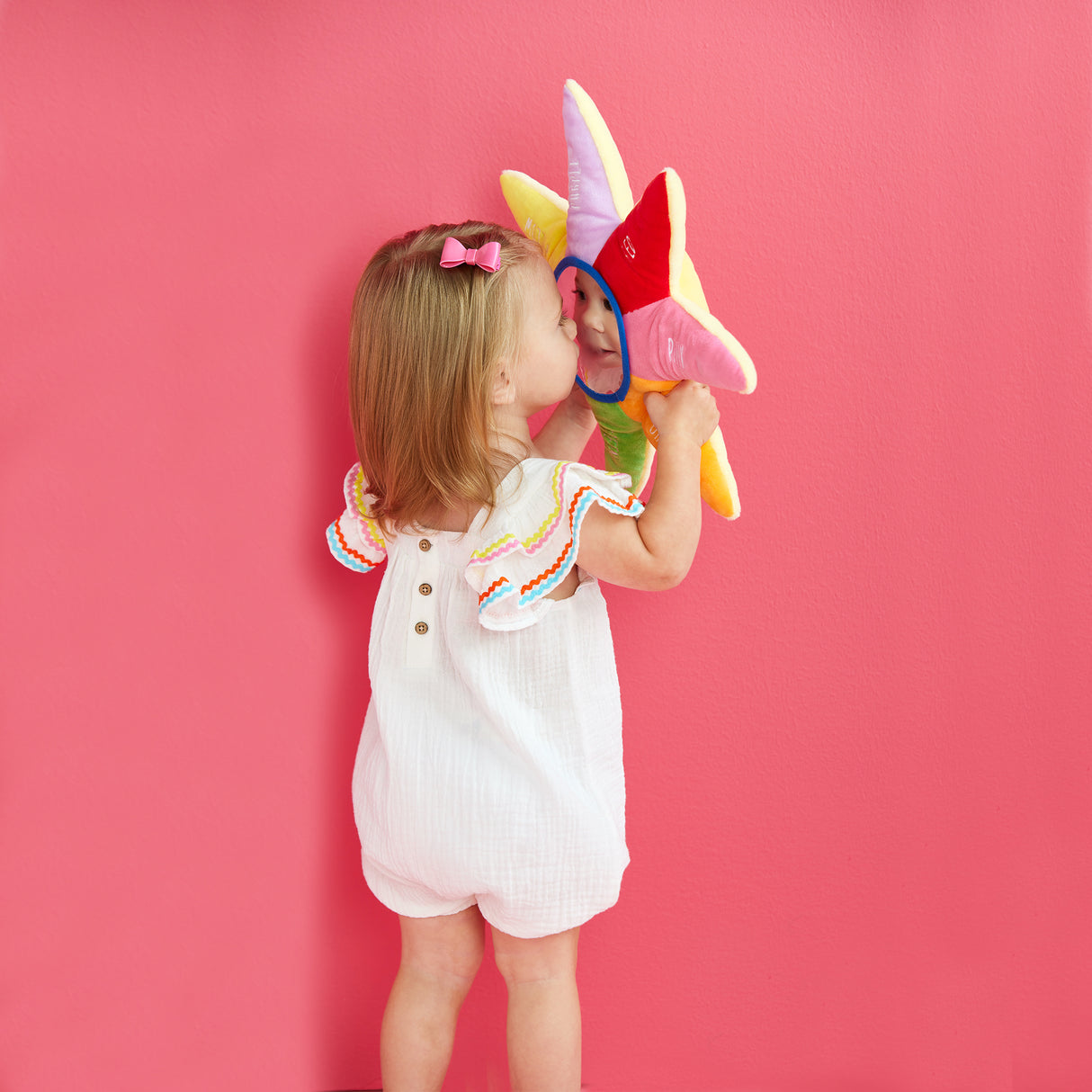 Colorful Ric-Rac White Bubble