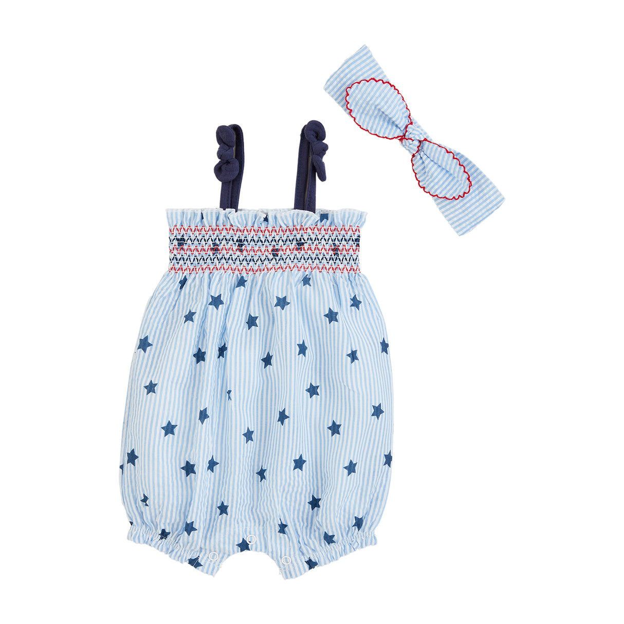Blue Star Bubble & Headband Set