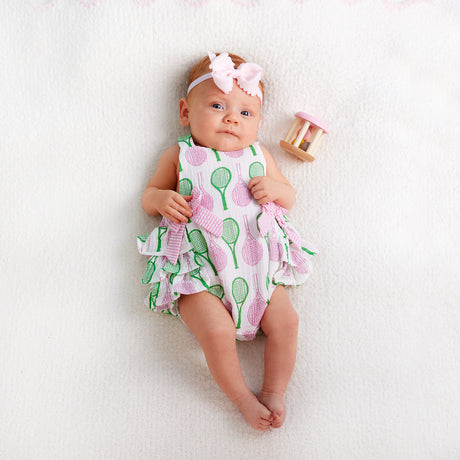 Pink Tennis Ruffle Sun Bubble