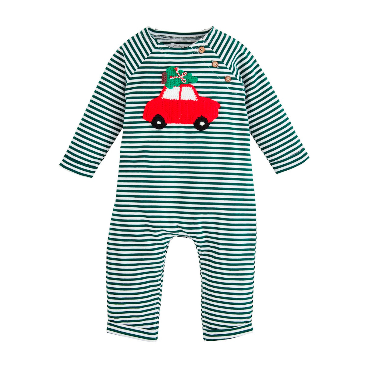 Christmas Car Crochet Romper
