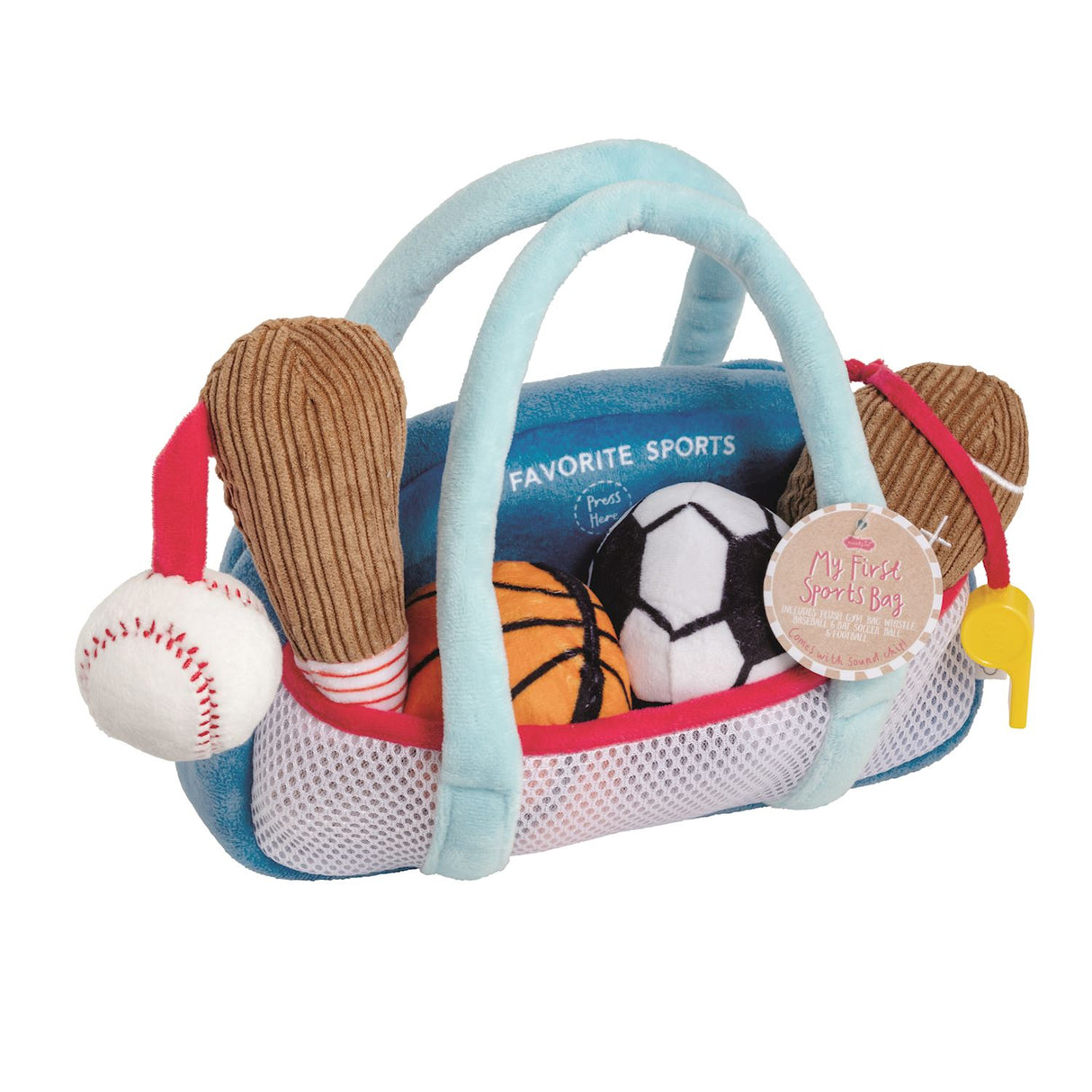 My Favorite Sports Bag Plush Set