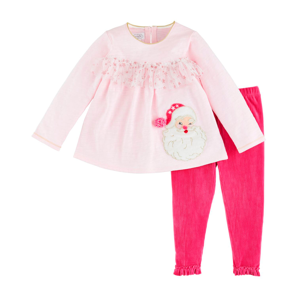 Santa Tunic & Velvet Legging Set