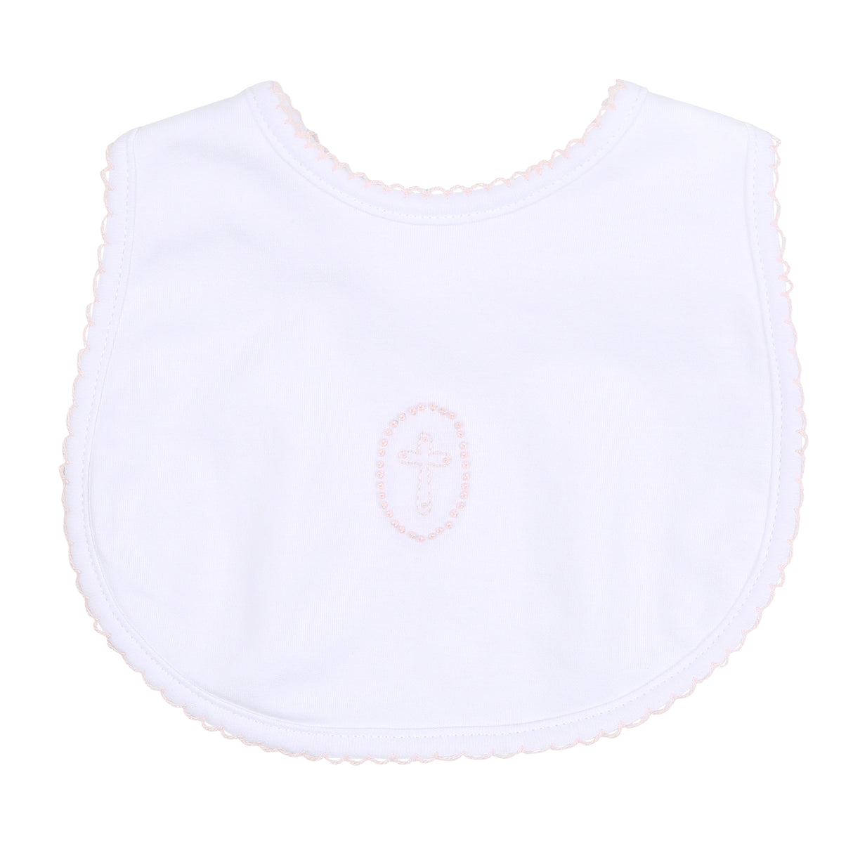 Blessed Cross Embroidered Bib