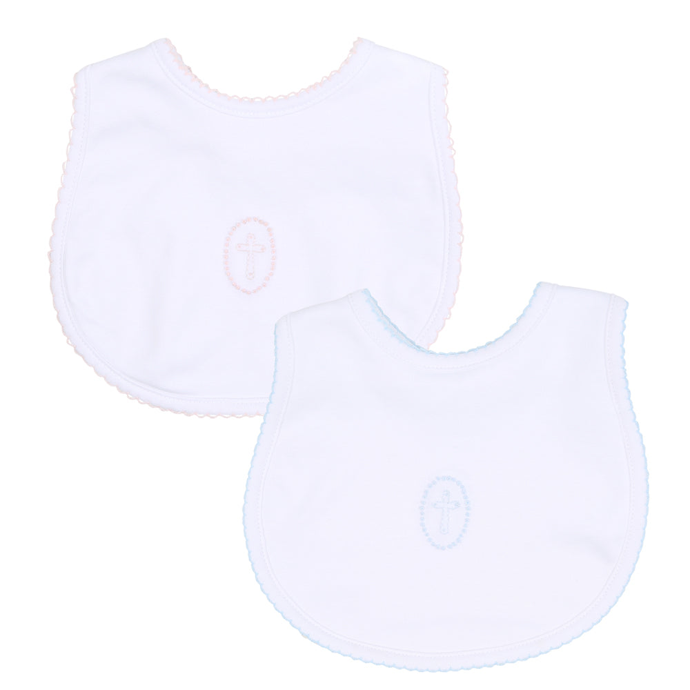 Blessed Cross Embroidered Bib