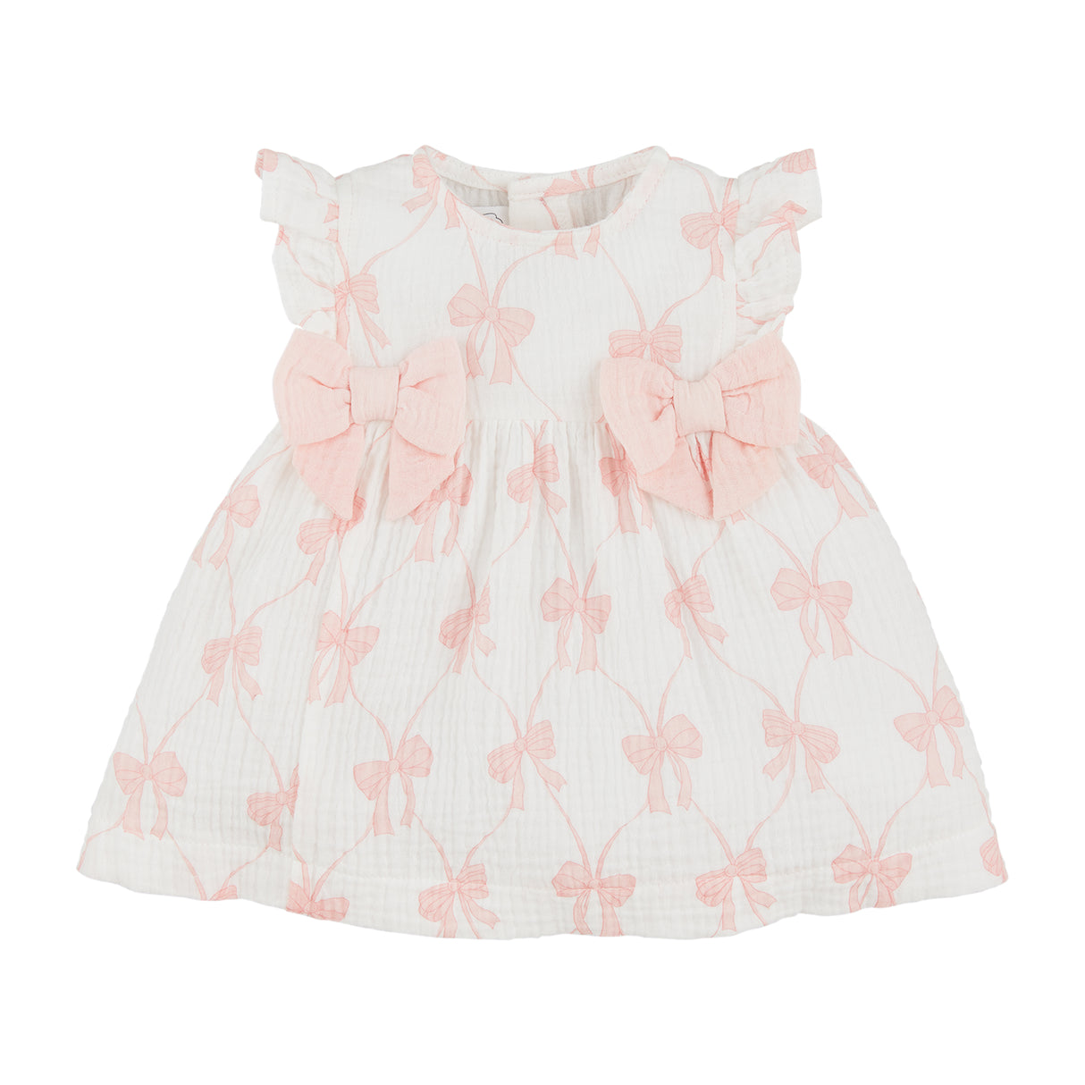 Sweet Bow Print Dress
