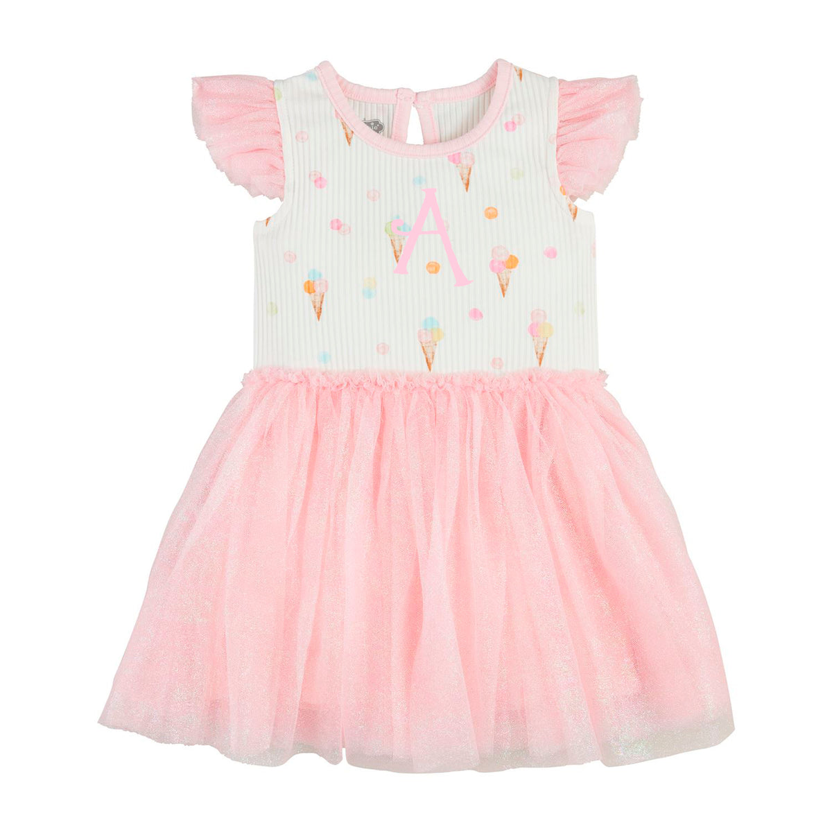 Ice Cream Pink Tutu Dress – Classic Whimsy