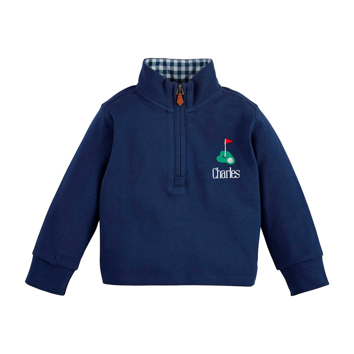 Golf Embroidered Quarter Zip Pullover