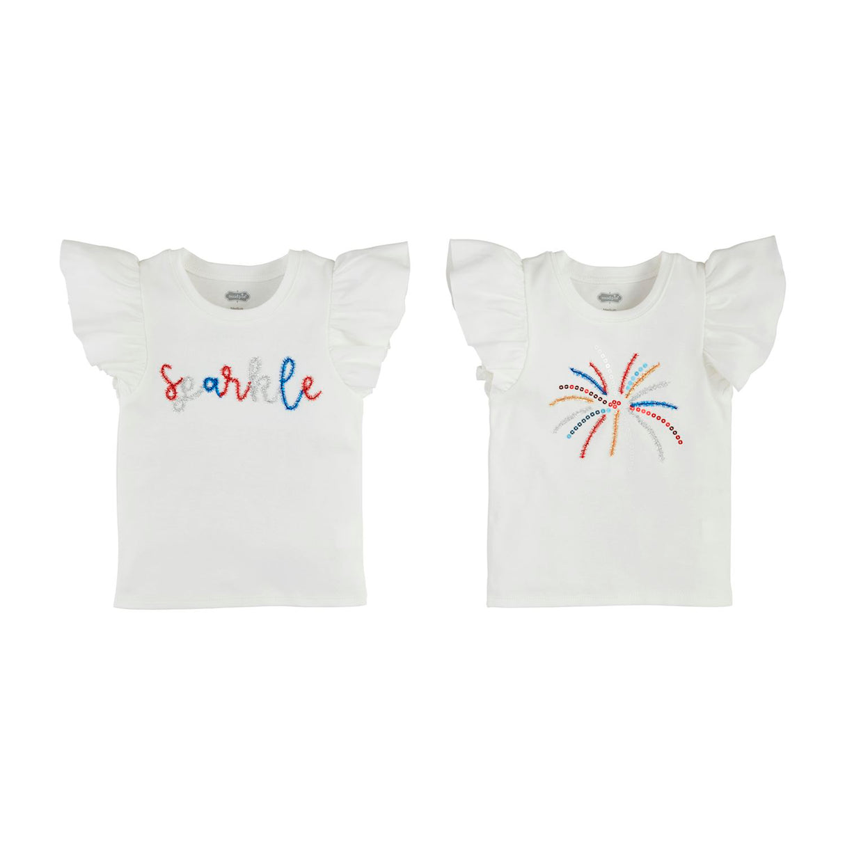 Patriotic Flutter Sleeve Knit Shirt