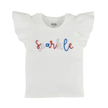 Patriotic Flutter Sleeve Knit Shirt