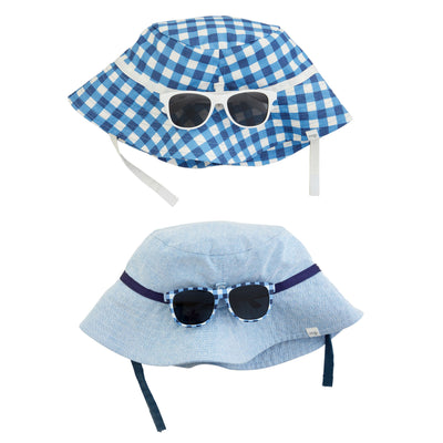 Blue Hat & Sunglasses Sets