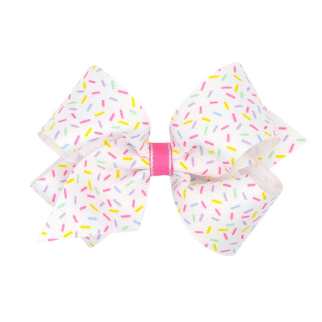Birthday Sprinkles Grosgrain Bow
