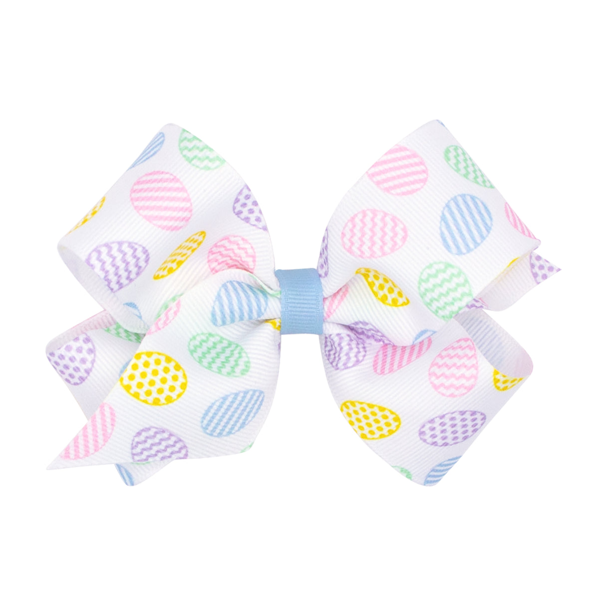 Easter Egg Print Grosgrain Bow