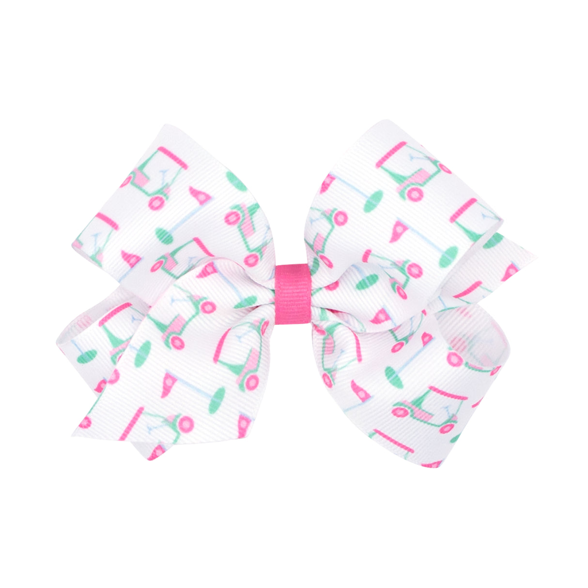 Golf Print Grosgrain Bow