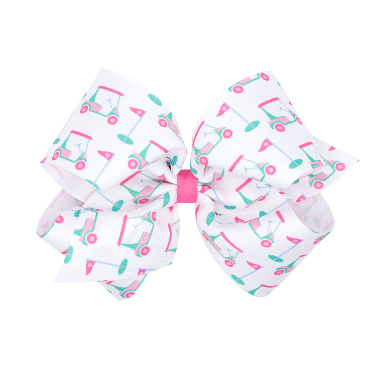 Golf Print Grosgrain Bow