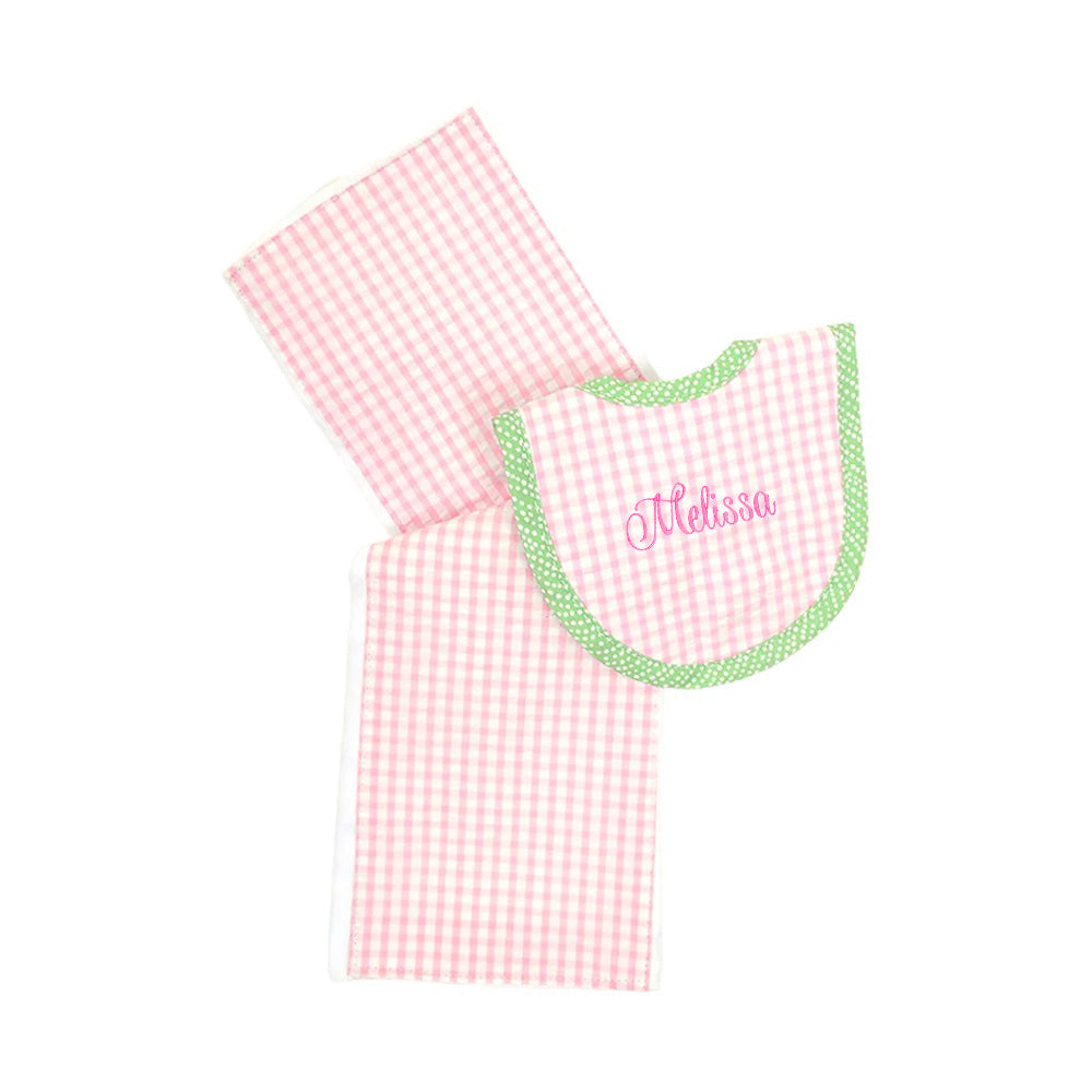 Tulip Drooler Bib & Burp Set