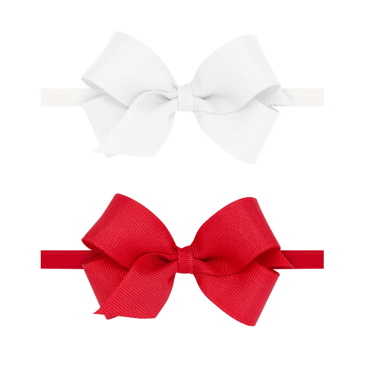Mini Grosgrain Two Pack Headband Bows