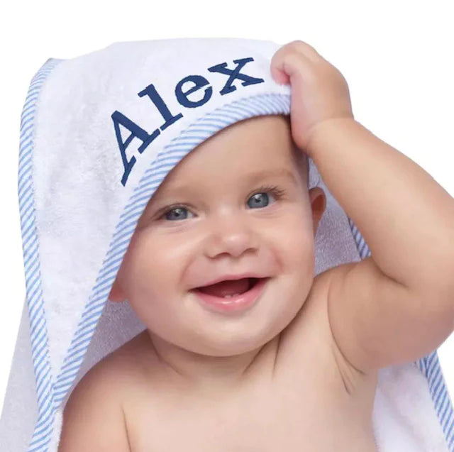 Seersucker Hooded Towel Set