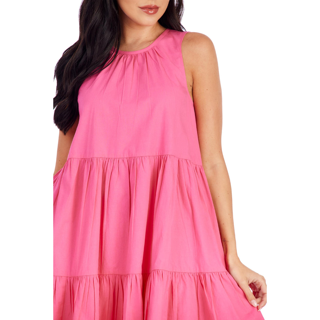 Pink Becker Bow Mom Dress