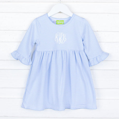 Blue Stripe Sophia Dress