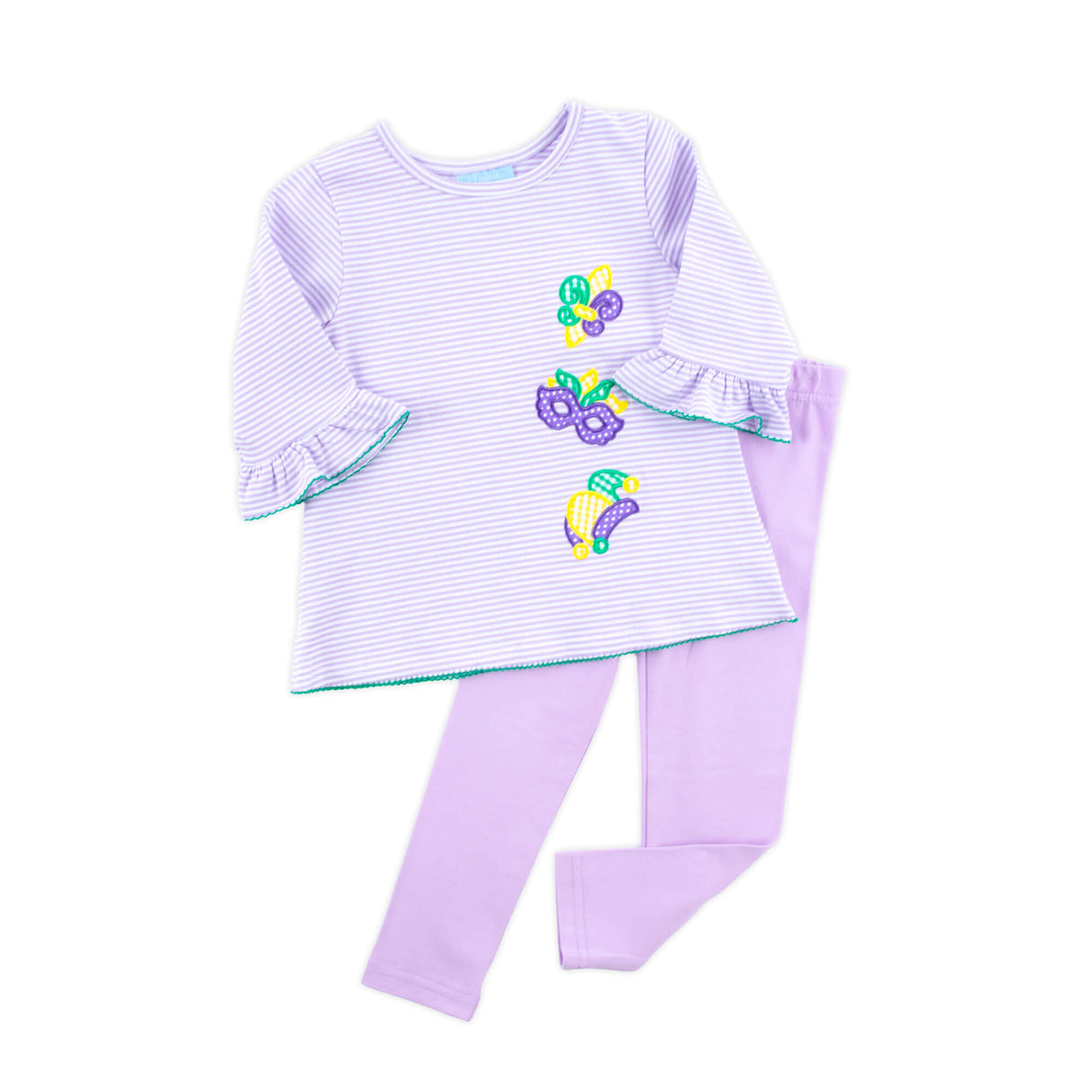 Mardi Gras Milly Legging Set