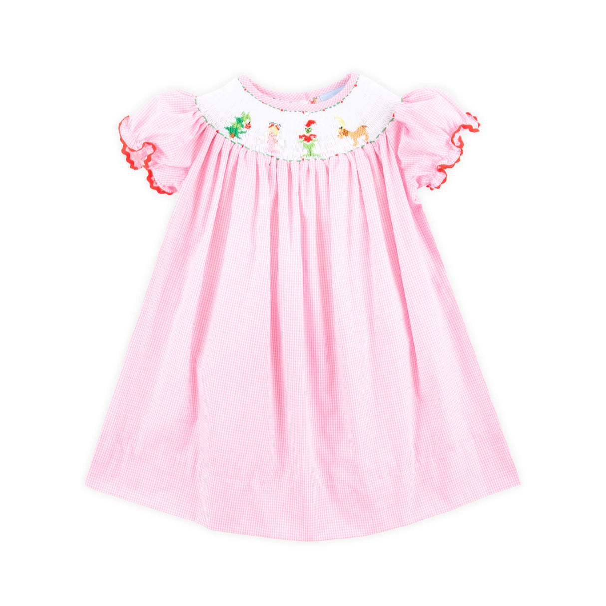 Mr. Grouch Smocked Bishop Dress
