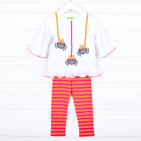 Itsy Bitsy Spider Stripe Milly Legging Set