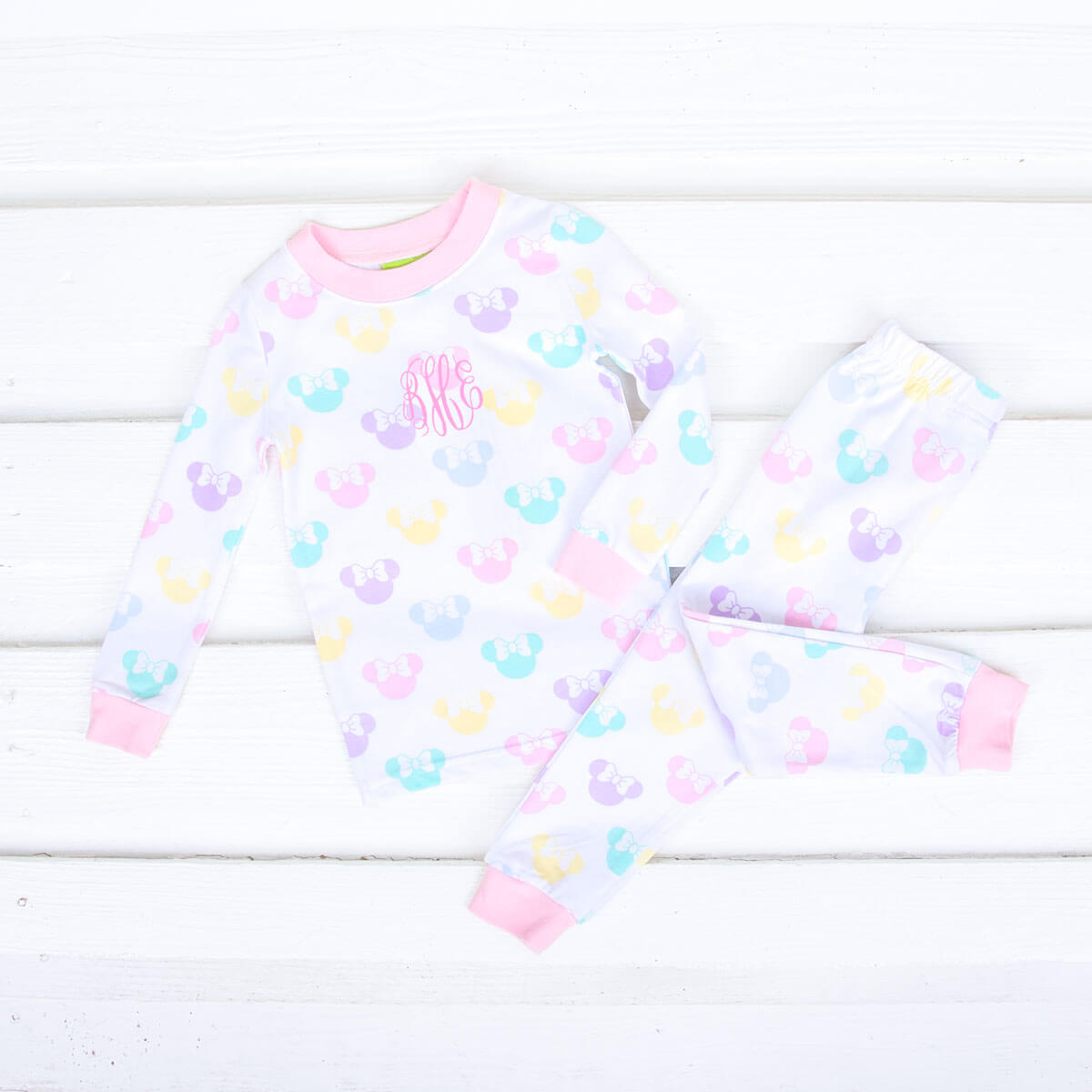 Pastel Mouse Ears Pajamas