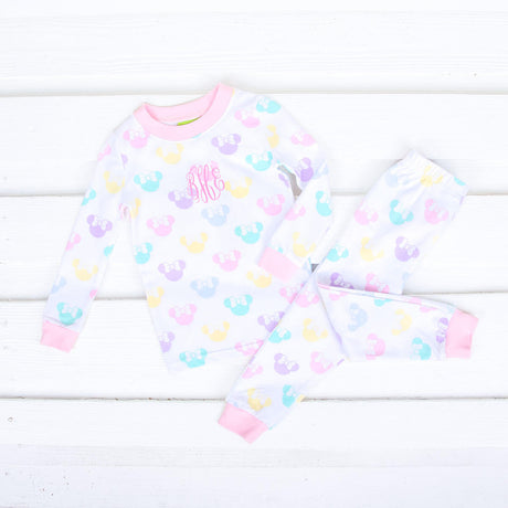Pastel Mouse Ears Pajamas