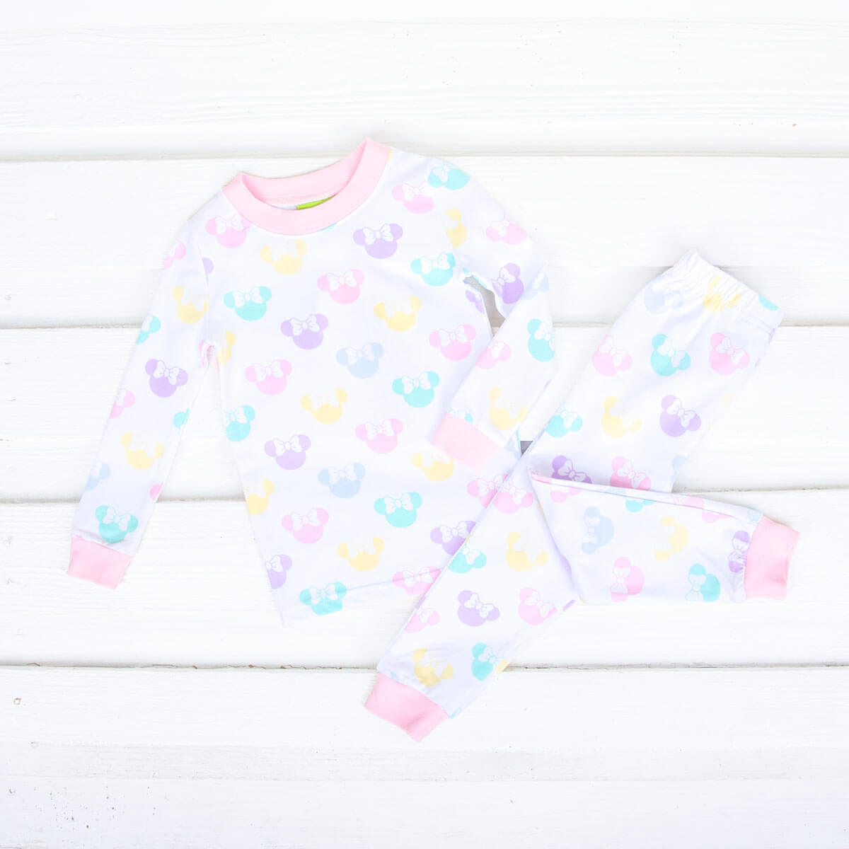Pastel Mouse Ears Pajamas