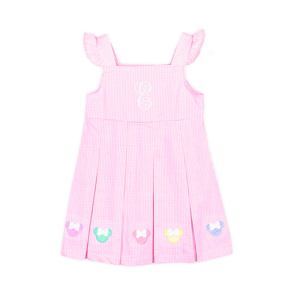 Pastel Mouse Ears Pink Gingham Chloe Dress