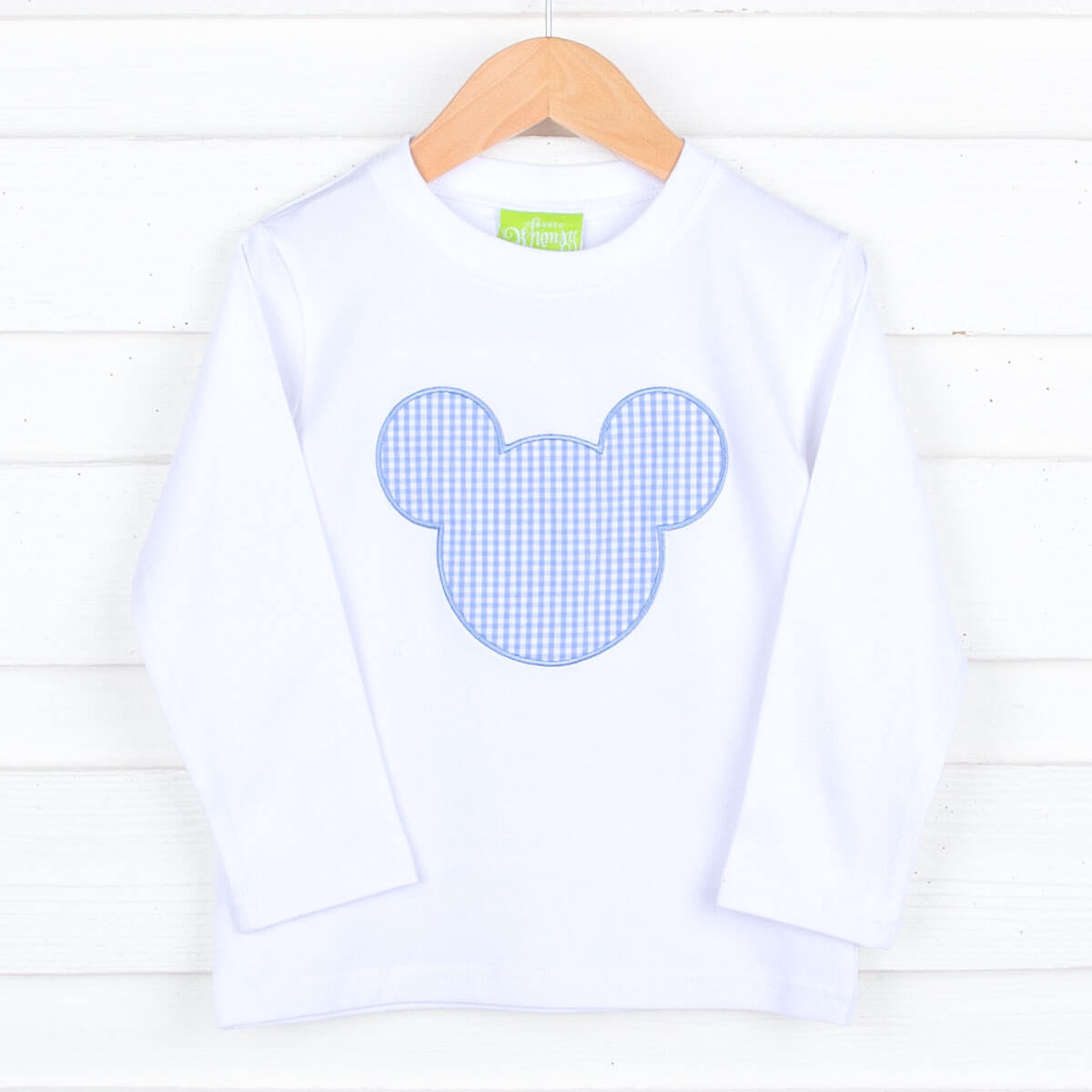 Mouse Ears Long Sleeve Shirt Blue