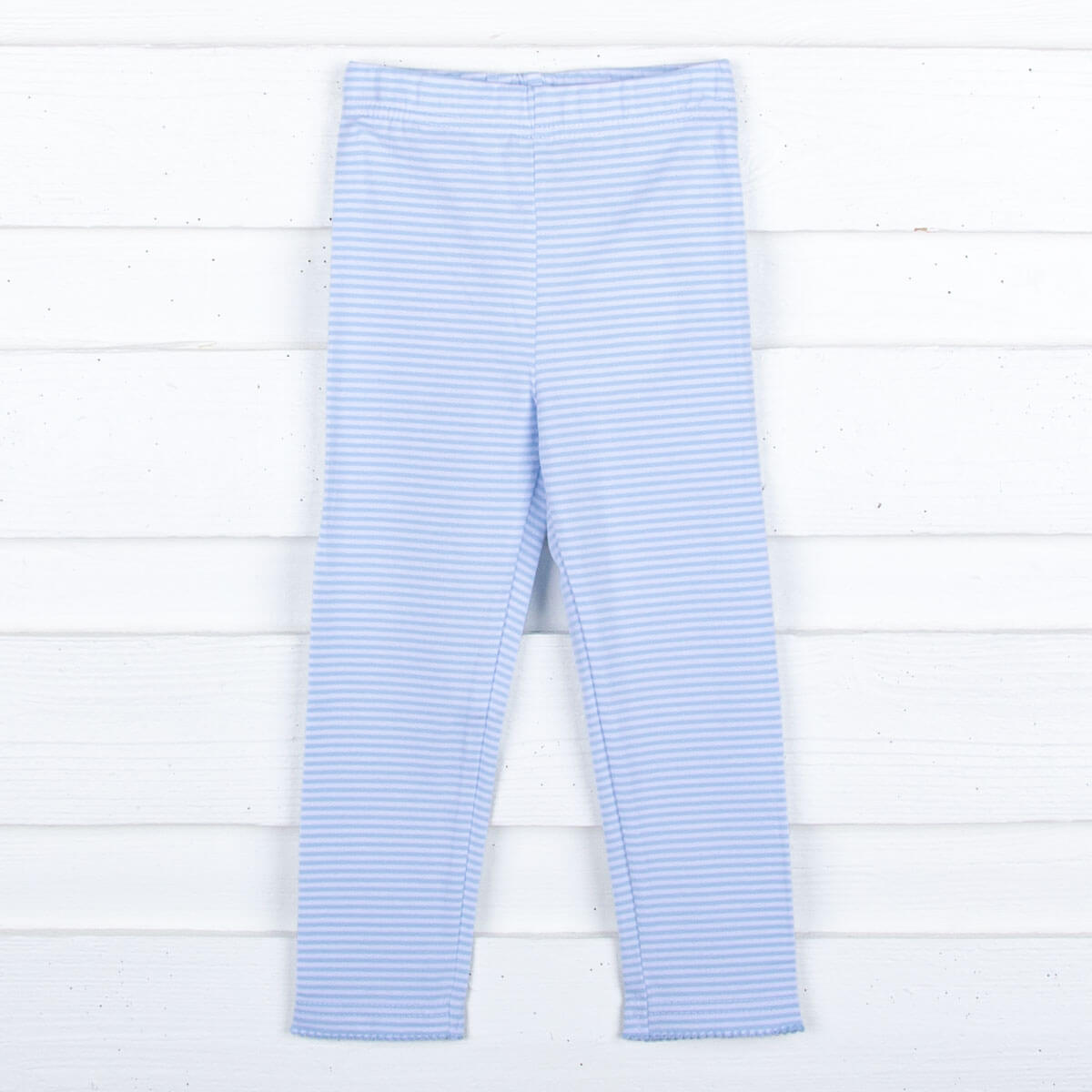 Light Blue Stripe Leggings