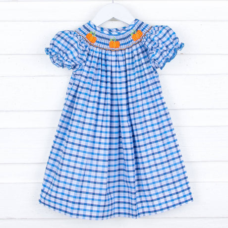 Fall Is In The Air Smocked Dress