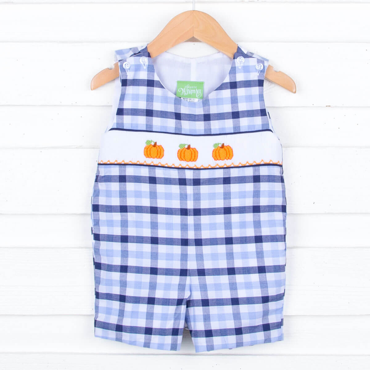 Pumpkin Vine Smocked Jon Jon