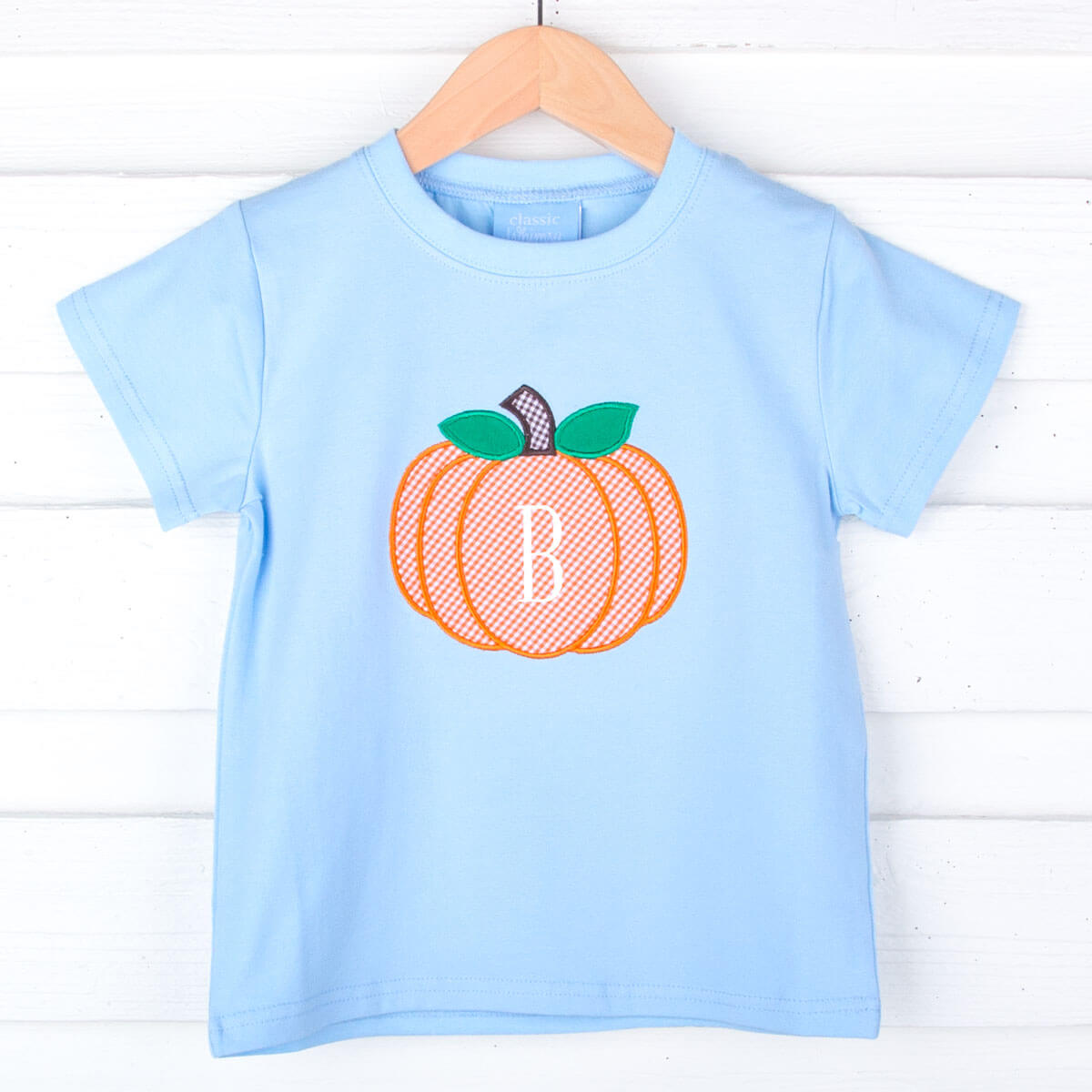 The Great Pumpkin Light Blue Short Sleeve Shirt